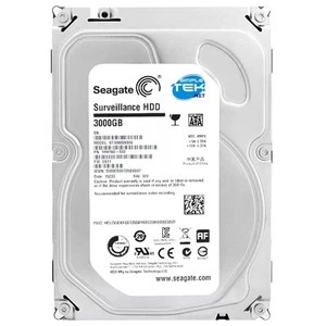 Seagate Skyhawk 3TB HDD 3,5 " SATA 3000GB Hard Disk DVR Nvr Desktop Computer PC - Picture 1 of 5