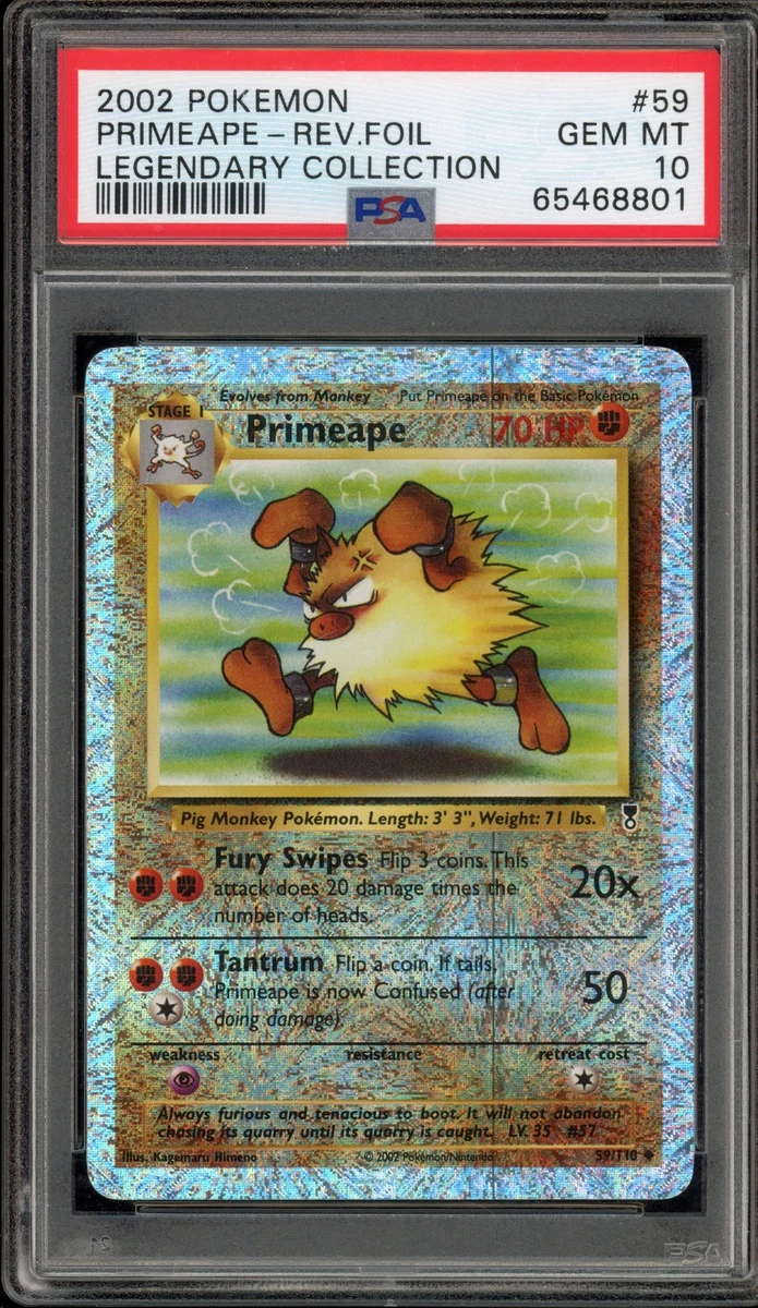Pokémon TCG PSA 10 Graded Legendary Collection Individual