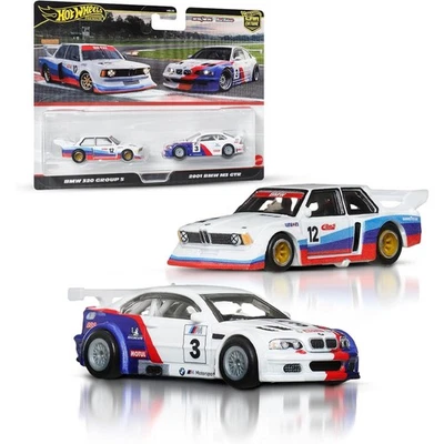 Hot Wheels Premium - Car Culture 2-Pack: BMW 320 Group 5 x 2001 BMW M3 GTR JBK99 - Image 1 of 2