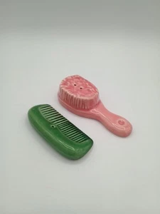 Vintage Pinsel und Kamm Salz und Pfefferstreuer - Bild 1 von 24