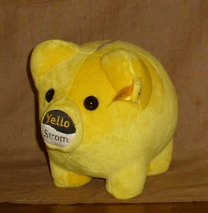 Steiff- Schwein-Yello Strom- 999970-Knopf/Fahne--ca. 22cm-Zustand 1-2 - Bild 1 von 4