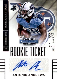 2014 Panini Contenders #104A Antonio Andrews Auto RC - NM-MT - Picture 1 of 2