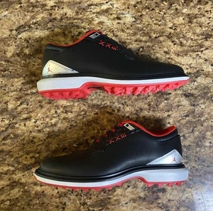 Men Size 4 Nike Air Jordan ADG 5 Wide Low Spineless Golf Shoes Black FQ7874-001 - Picture 1 of 9