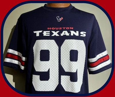 J J WATT HOUSTON TEXANS EQUIPO ROPA ADULTO CAMISETA MEDIANA CAMISETA NUEVA SIN ETIQUETAS ENVÍO GRATUITO Foto 1 de 4