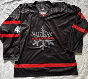 Mad River Glen Reversible Men’s Large Shirt/Jersey Black & White - Picture 1 of 8