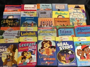 LOT: 10 Kids Picture/Story BOOKS IN SPANISH Random Titles ESL Bilingual,Espanol - Picture 1 of 4
