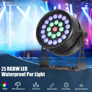 Waterproof 25X12W RGBW 4IN1 LED Par Light 3 Rings Control Lighting DJ Show Party - Picture 1 of 12