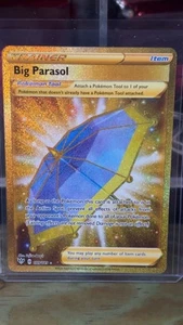 Big Parasol 199/189 Darkness Ablaze Gold Secret Rare Holo Pokemon NM Free Shipp - Picture 1 of 2