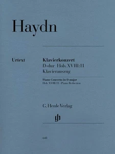 Haydn Concerto Piano & Orchestra D Major Duets Henle Urtext Sheet Music Book - Picture 1 of 1