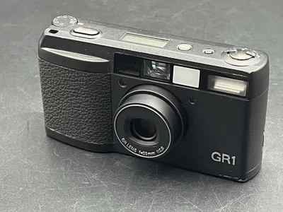 [Read]  Ricoh GR1 Black Point & Shoot 35mm Film Camera From Japan #368 - Image 1 of 4