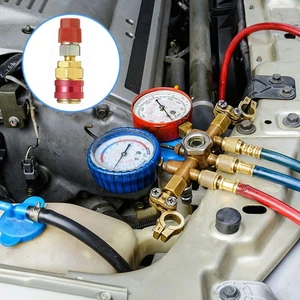 Robust Brass Material High Side R134A Quick Coupler Adapters for Car A/C - Picture 1 of 12
