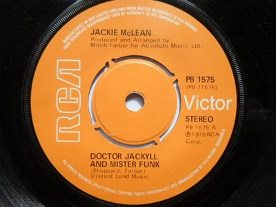 Jackie McLean Doctor Jackyll And Mister Funk 7" RCA Victor PB 1575 EX 1979 Foto 1 de 4