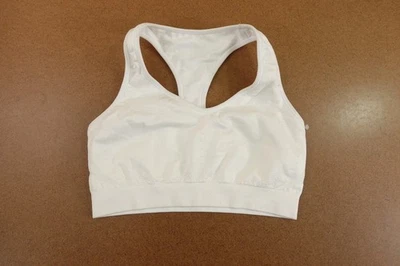 Hanes Sport Womens Size Small White Pullover Racerback Sports Bra New - Image 1 of 4