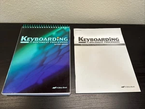 Abeka Keyboarding Document Processing Textbook Student Work Quizzes Tests - Picture 1 of 1