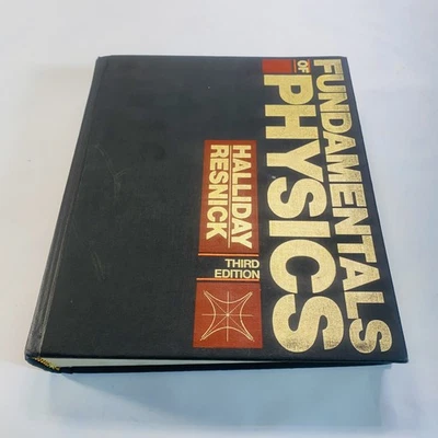 Fundamentals of Physics Halliday Resnick Extended Third Edition HC Book 1988 - Image 1 of 4