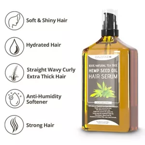 Hair Serum -100% Natural -For Repair, Control Fizziness, Dry Damaged Hair-110ml - Picture 1 of 7