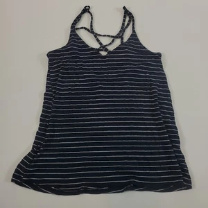 Hollister Women's Tank Swing Striped Strappy Blue Small - Picture 1 of 6