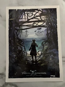 Fluch der Karibik Dead Men Tell No Tales AMC IMAX 9,5x13 Zoll Poster - Bild 1 von 3