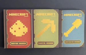 Minecraft Handbook Lot of 3 Redstone, Essential & Construction Books - Bild 1 von 2