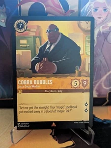 Disney Lorcana: Rise of the Floodborn - Cobra Bubbles - 4/204 - Rare - Picture 1 of 1
