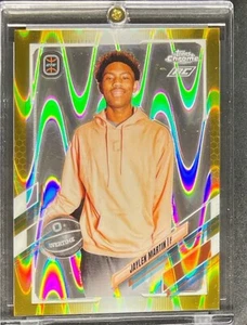 2021-22 Topps Chrome OTE Gold Wave Jaylen Martin Rookie Numbered /50 #72 - Picture 1 of 2