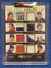 2023 Leaf Ultimate Hockey Clarke Esposito Bossy LaFleur Game Used Patch 1/1