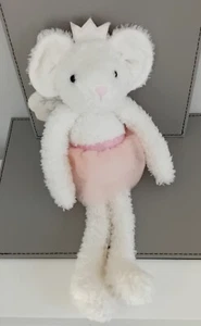 The Little White Company Ballerina White Mouse Pink Tutu Soft Plush Toy  - Picture 1 of 11