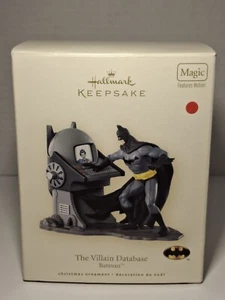 BATMAN VILLAIN DATABASE Hallmark Keepsake Ornament Magic features motion  - Picture 1 of 3