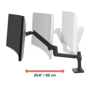 ERGOTRON LX TISCH Halterung bis 32" Schwarz für 1 Monitor - Photo 1/4