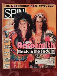 Rare SPIN Music Magazine May 1997 AEROSMITH Steven Tyler Sleater-Kinney Dave Gah - Picture 1 of 2