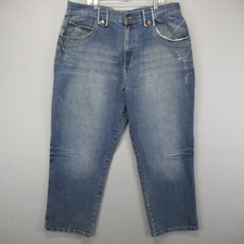 Vintage FUBU Jeans Adult 44 Blue Baggy Skater Y2K Loose Hip Hop JNCO Style Mens