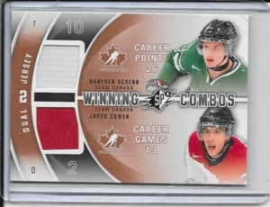 2011-12 SPx Brayden Schenn/Jared Cowan Winning Combos Dual Jersey # WC-BJ - Picture 1 of 2
