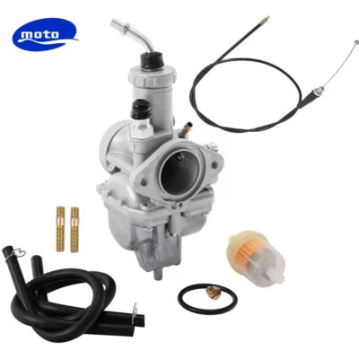 Carburetor w/Throttle Cable For Yamaha Tri Moto 200 YTM200 Tri Moto 225 YTM225DX - Image 1 of 4