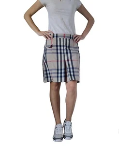 M/40 size Vintage Burberry Golf Women Skirt Checked Pattern dress Vintage - Picture 1 of 10