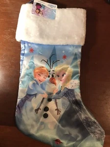 DISNEY FROZEN 2 HUG CHRISTMAS STOCKING Anna, Elsa and Olaf NIP 18" Long - Picture 1 of 3