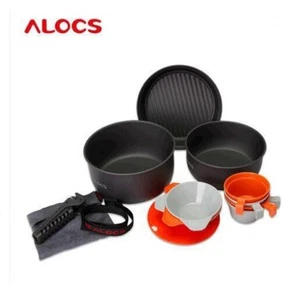 Alocs 14pcs Hiking Camping Cook Set - Picture 1 of 2