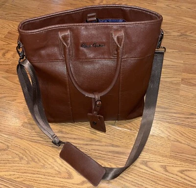 "Bolso bandolera de viaje Robert Graham marrón 15""x 14""" Foto 1 de 4