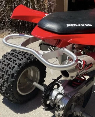Polaris  outlaw 450/525  Straight Axle  grab Bar Bumper Rack 2009 + - Image 1 of 3