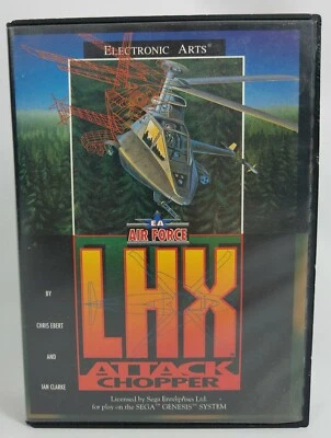 LHX Attack Chopper (Sega Genesis, 1992) Complete CIB Tested - Image 1 of 4
