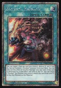 Zoodiac Barrage - RA04-EN091 - Platinum Secret Rare - 1st Edition Yugioh - Picture 1 of 1