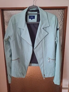 Neue ungetragene Damen Kunstlederjacke Gr. S, Farbe Mint - Bild 1 von 3
