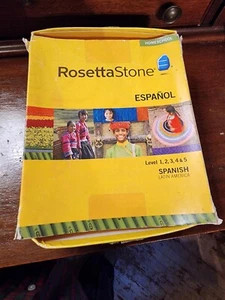 Rosetta Stone Spanish (Latin America) Level 1, 2, 3, 4 & 5 Homeschool Edition V3 - Picture 1 of 3