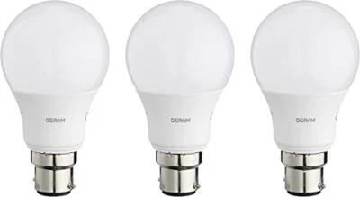 Osram GLS LED 9W 60W B22 BC Bayonet Cap 2700k Warm White Frosted Bulbs 3 Pack - Image 1 of 4