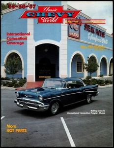 OCTOBER 1988 CLASSIC CHEVY WORLD MAGAZINE, '55 '56 '57 BEL AIR, 210, NOMAD - Picture 1 of 1