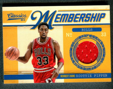 2010-11 Classics Membership Materials #4 Scottie Pippen 404/499  Bulls A37 331