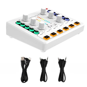 1set M8 Sound Card Body Multifunctional Voice Changing For Live Steaming/Podcast - Picture 1 of 13