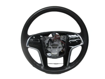 2013-2016 CADILLAC SRX STEERING WHEEL W/CONTROLS BLACK OEM - Image 1 of 4