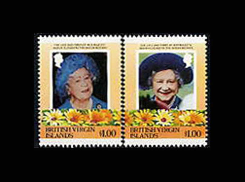VIRGIN IS, Sc #422-25, MNH, 1982, colibríes, flores Foto 1 de 1
