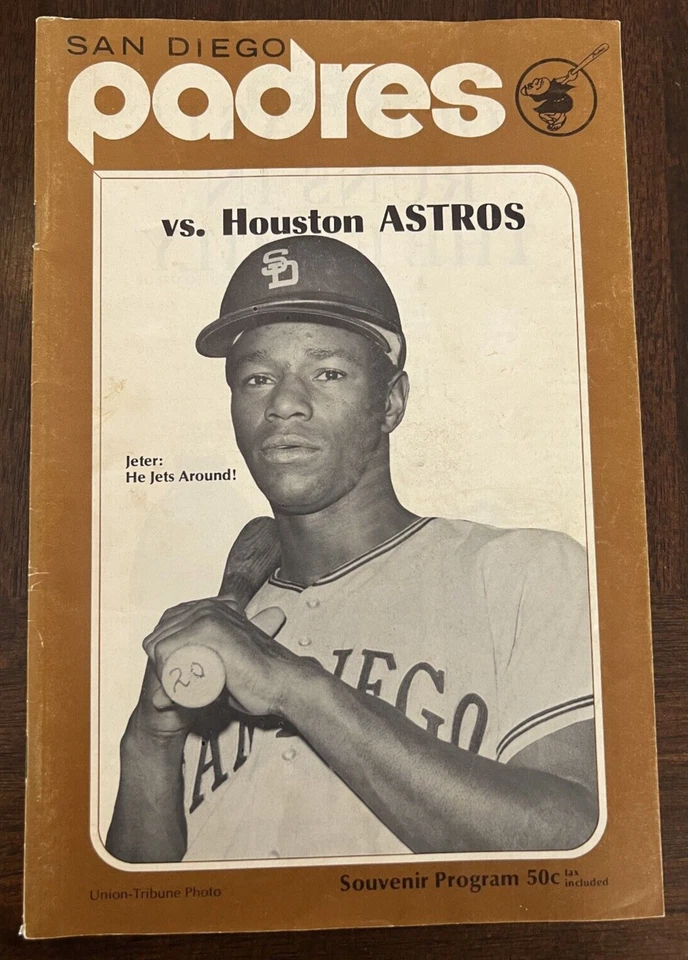 1971 SAN DIEGO PADRES VS. HOUSTON ASTROS PROGRAM - Image 1 of 1