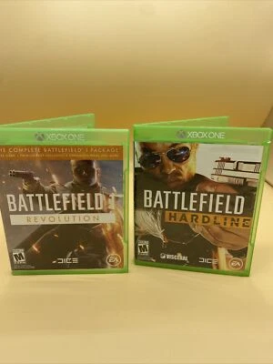 Battlefield Games - Hardline & Revolution  (Microsoft Xbox One, 2015) VGC - Image 1 of 4